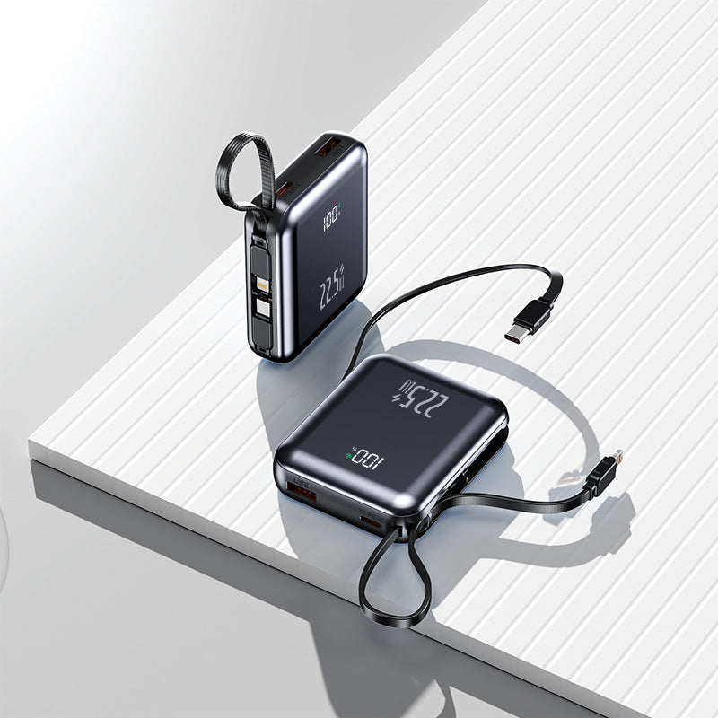 Multifunktionale Powerbank mit digitaler Anzeige Brehn