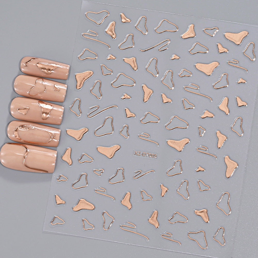 Floral Decorative Nail Art Aufkleber