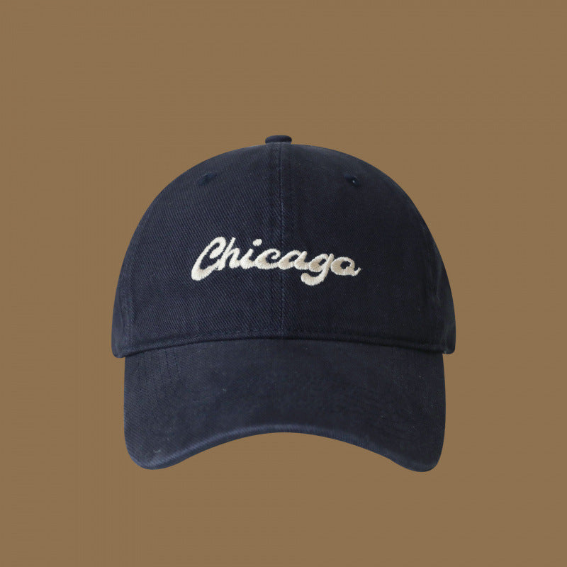 Damen Baumwoll bestickte Logo Baseballcap Brehn