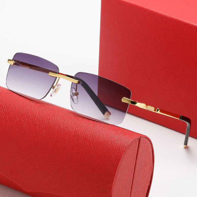 Damen schicke Sonnenbrille mit elegantem Metallrahmen und polarisierenden Gläsern Brehn