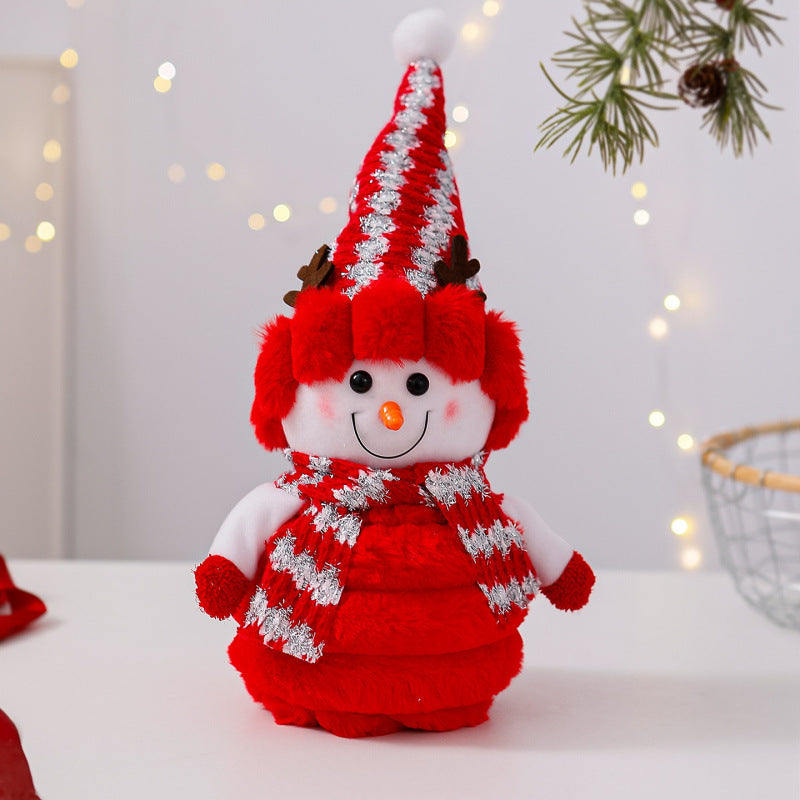 Dekorative Schneemann Figur Brehn