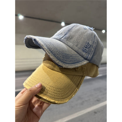 Damen Distressed Denim Baseball Cap Brehn 1784084028