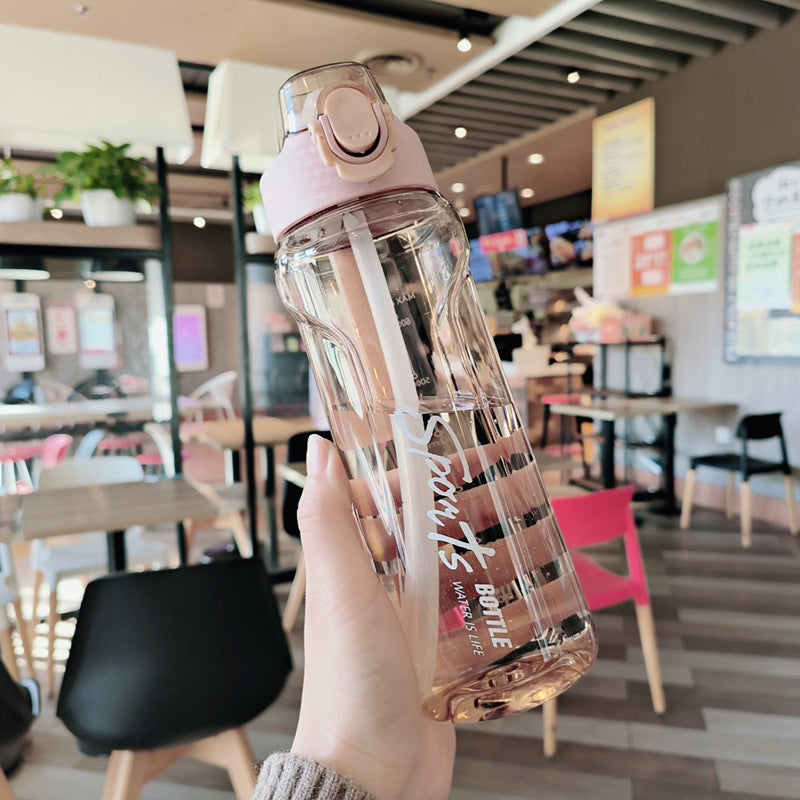 Damen Sportliche Trinkflasche mit innovativem Verschluss Brehn