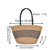 Strandtasche mit Elegantem Streifenmuster und Robusten Trageriemen Brehn