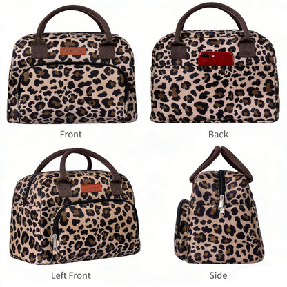 Stylische Leopardenmuster-Handtasche