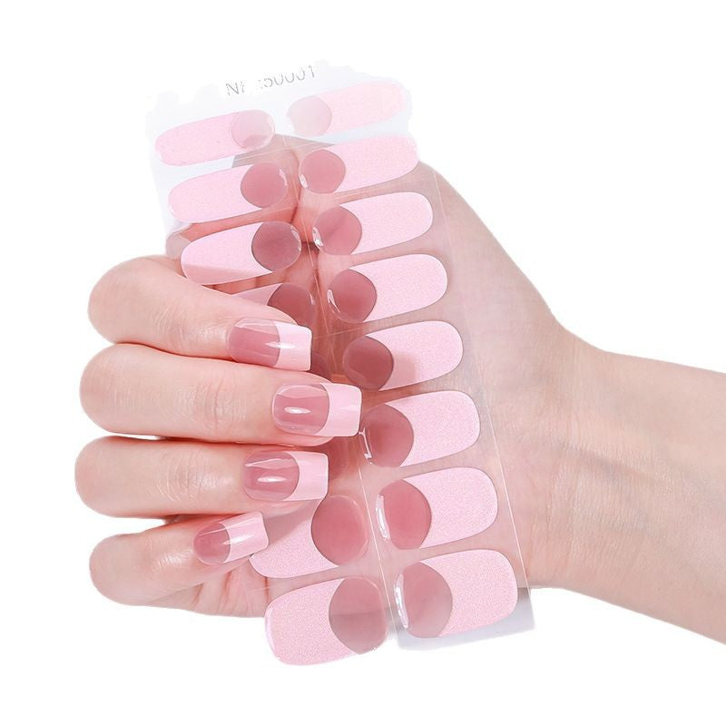 Elegante florale Gel-Nagel-Wickel
