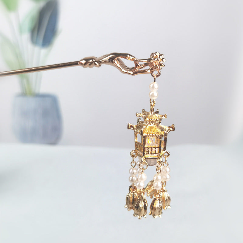 Elegante Laterne Haarnadel Brehn