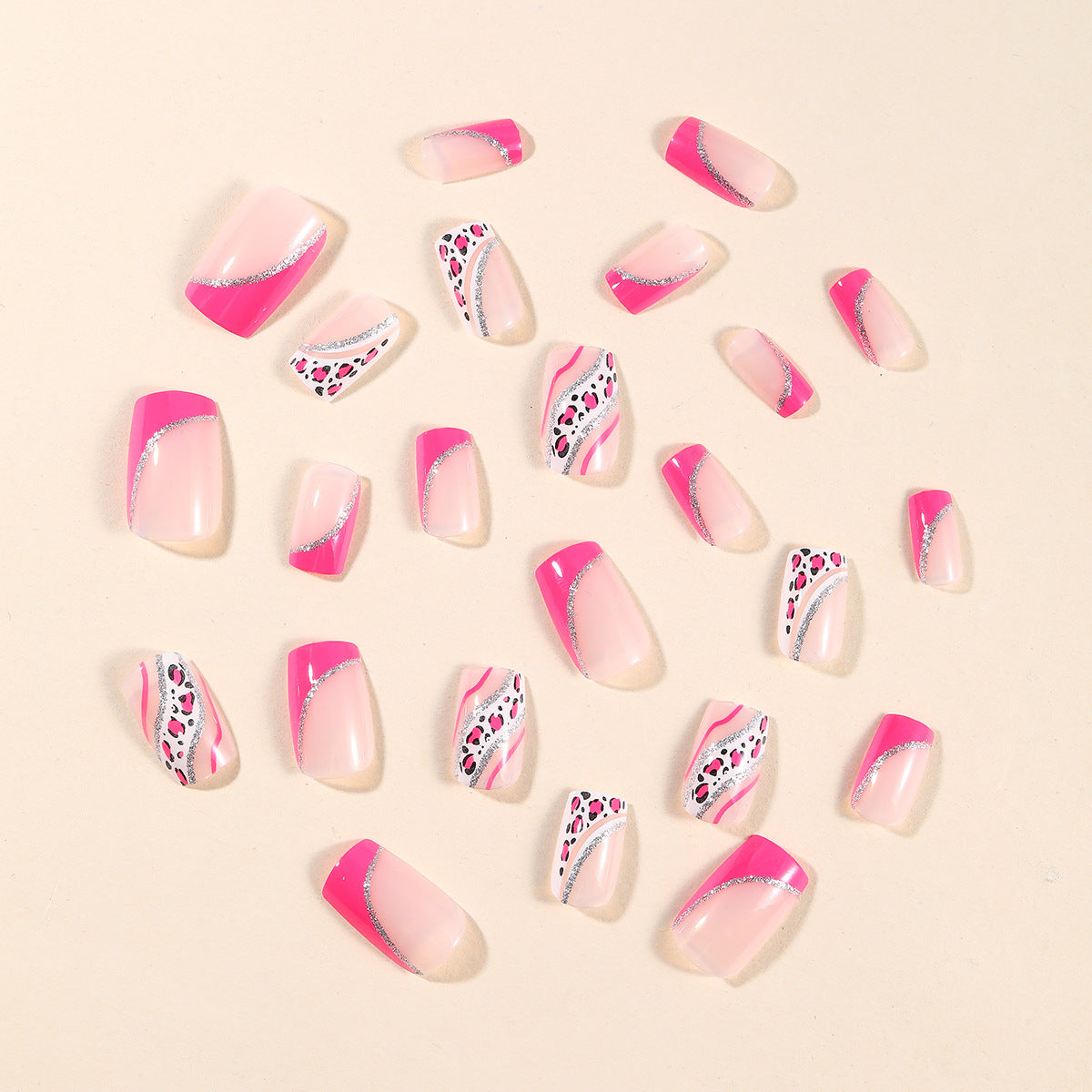 Stylisches Tierdruck Nagelkunstset Brehn