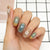 Floral Accent Press-On Nagel Kunst Set Brehn