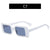 Moderne Architektonische Quadratische Sonnenbrille