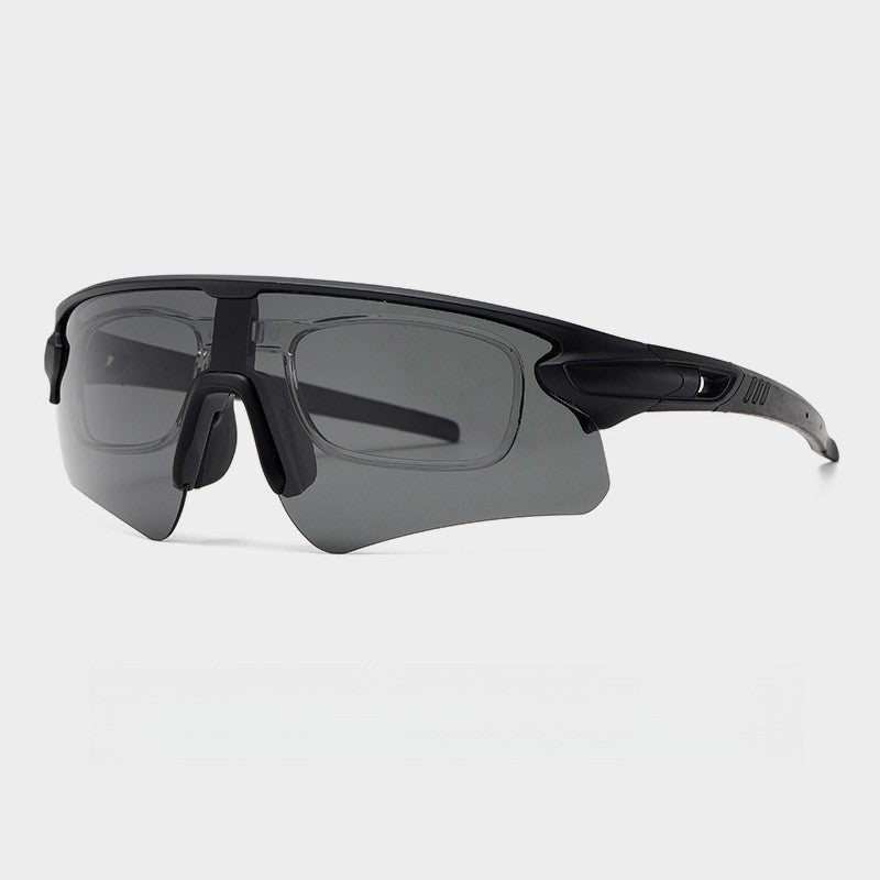 Unisex Sportliche Hochleistungs-Sonnenbrille mit aerodynamischem Design und verstellbarem Nasenpad Brehn