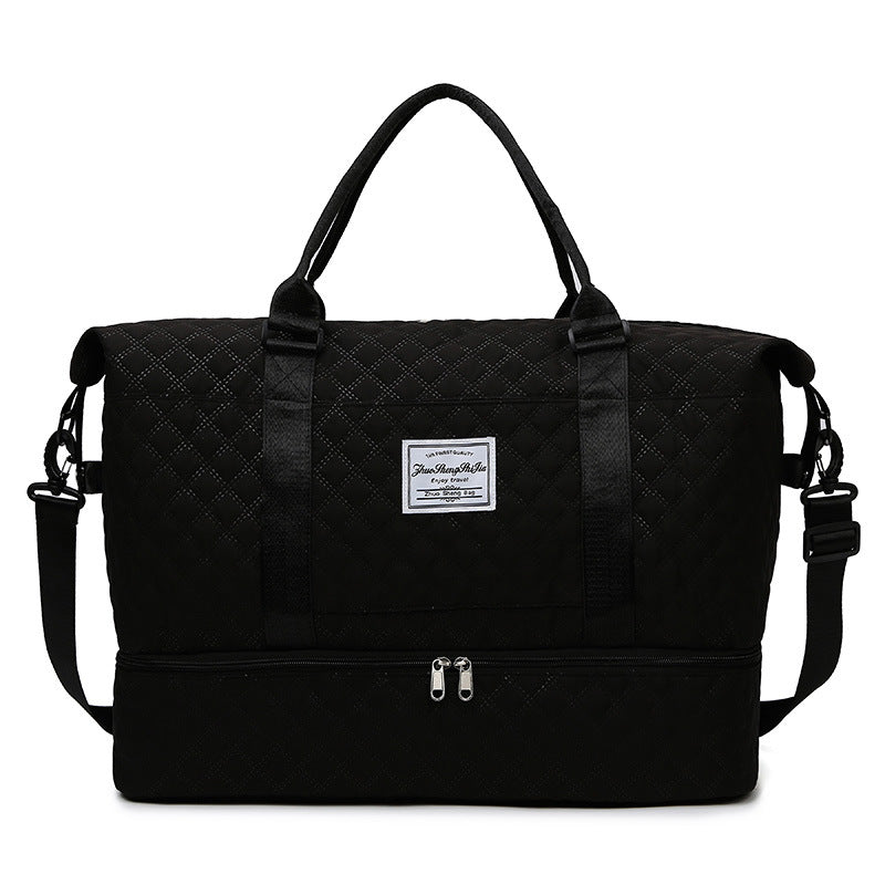 Stylische gesteppte Sport-Duffle-Tasche