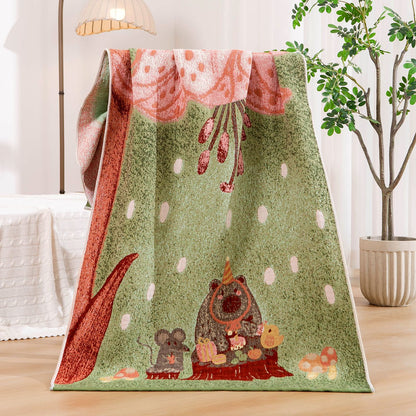 Unisex Kuscheldecke mit niedlichem Bärenmotiv Brehn