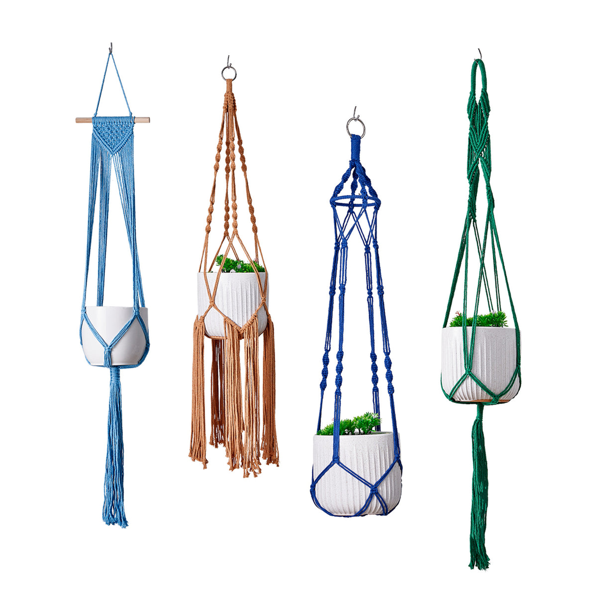 Macramé Pflanze Hänger Set