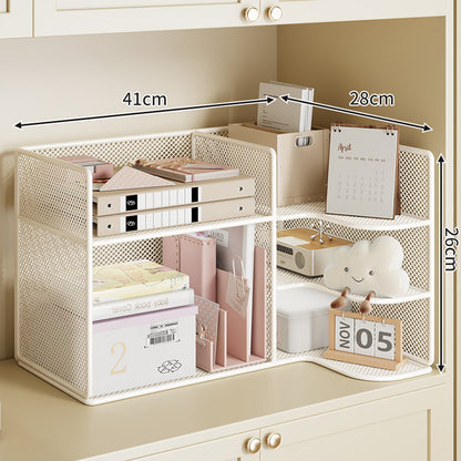 Theken-Mesh-Modular-Küchenaufbewahrungsorganisator mit Mehrfachfächern