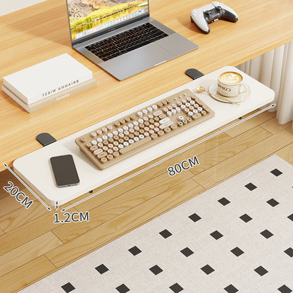 Clip-On Bambus Klappbecher und Snack-Seiten Tisch mit verstellbarem Drehklemme