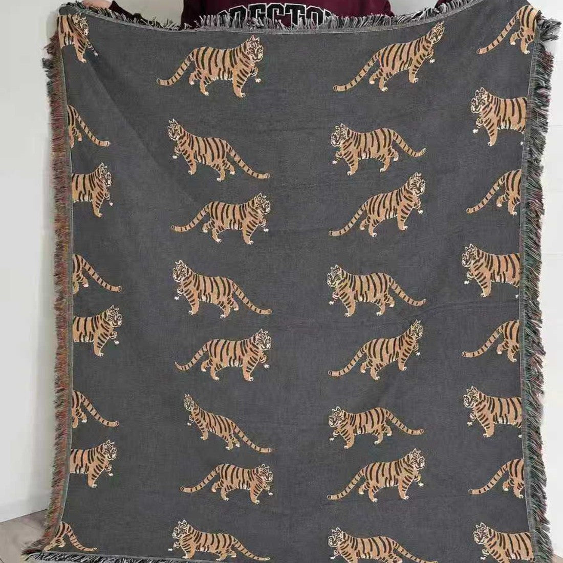 Künstlerische dekorative Wurfdecke
