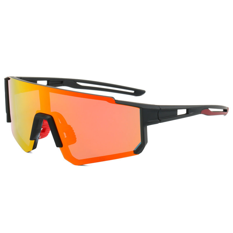 Unisex Futuristic Shield Sonnenbrille Brehn