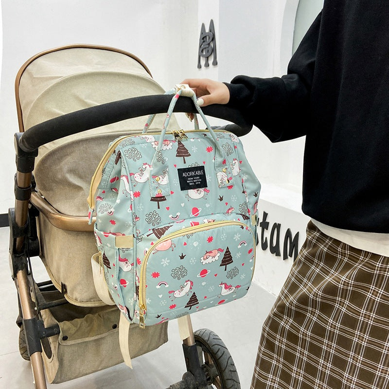 Verspielt Einhorn Druck Windel Rucksack Brehn