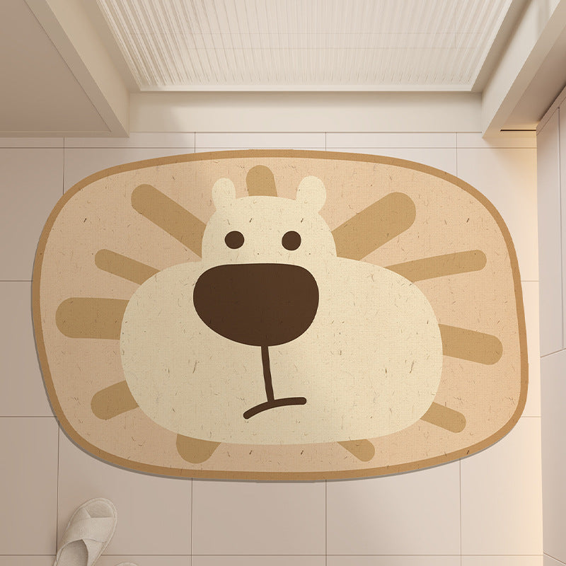 Adorable Frosch-förmige Badmatte