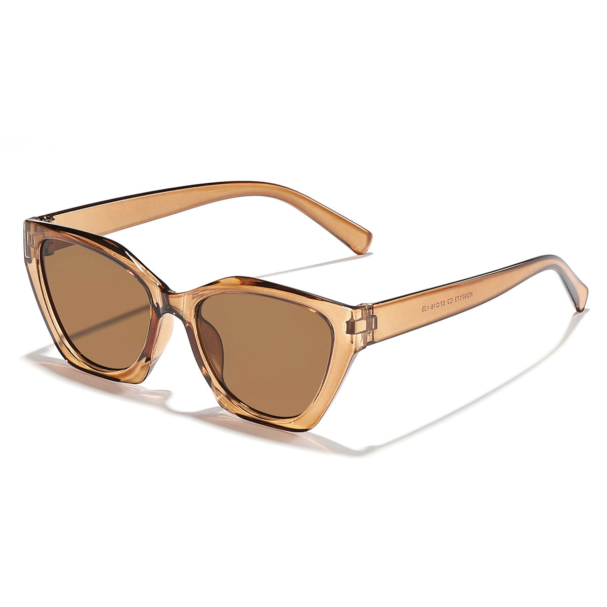 Damen geometrische Sonnenbrille mit modernem, hypoallergenen Kunststoffrahmen Brehn