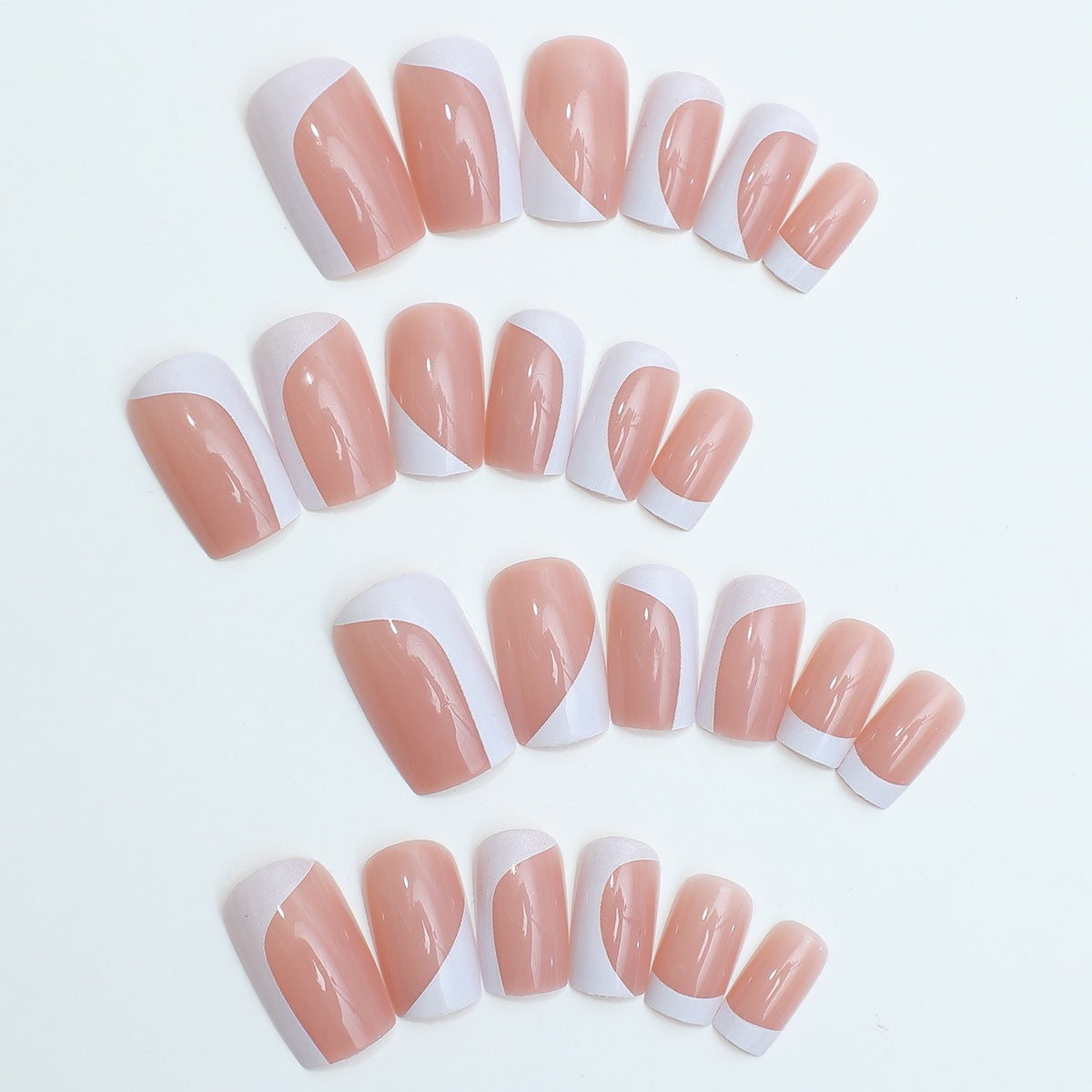 Kunstnail Set mit eleganten French-Spitzen Brehn
