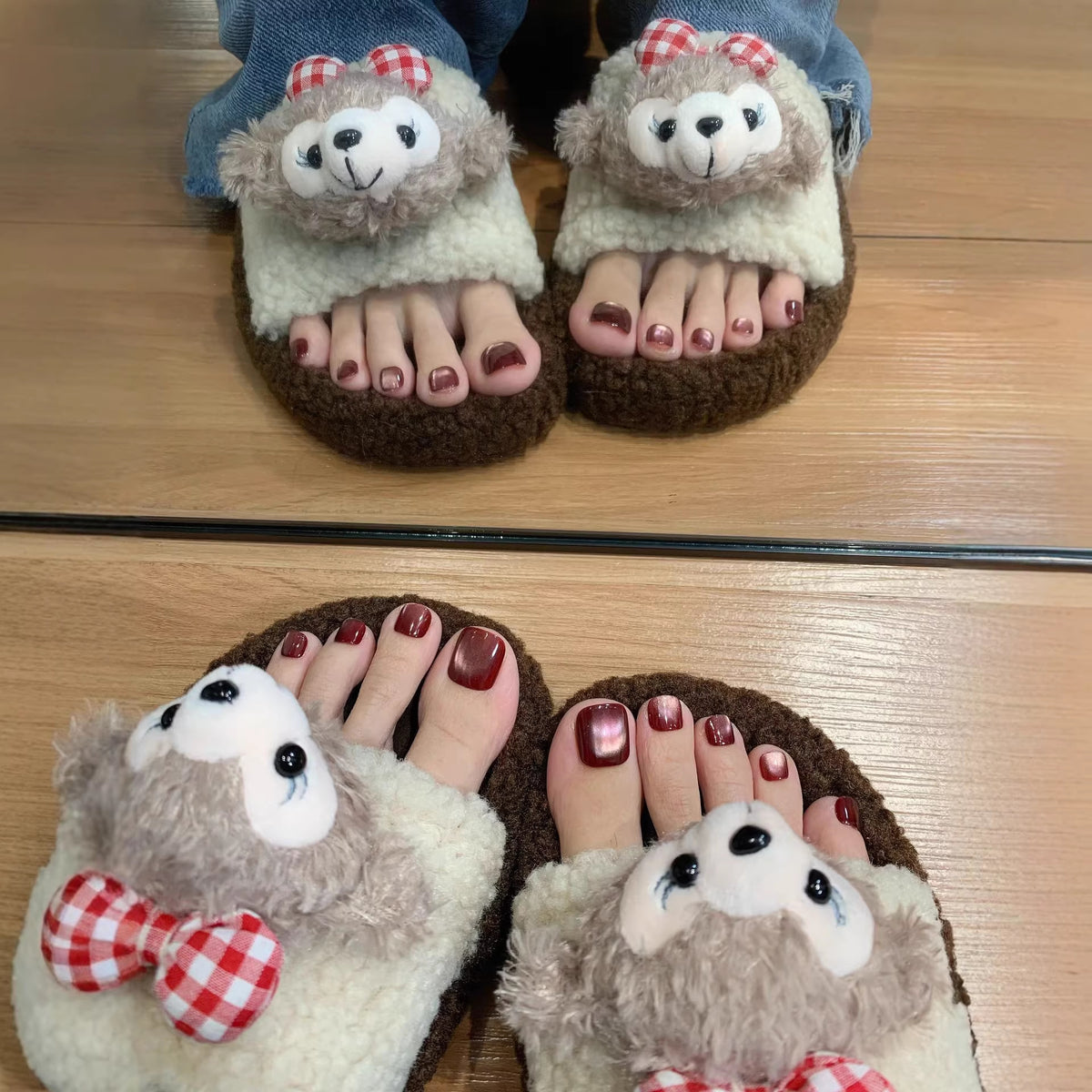 Niedliche Tierslipper
