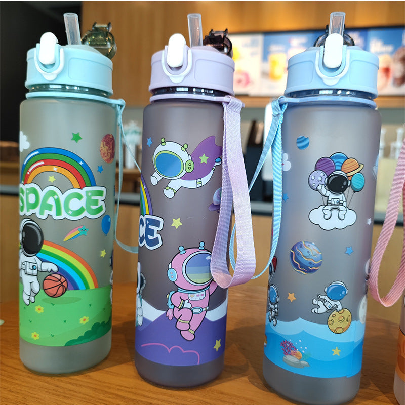 Damen kreative Trinkflasche im Weltraumdesign Brehn