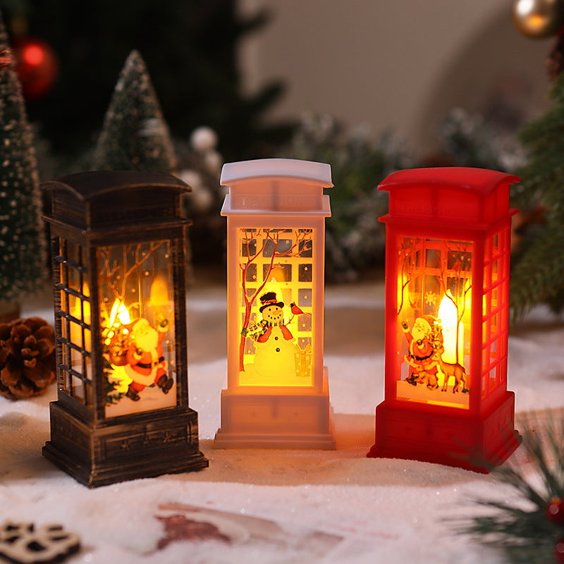 Dekorative Schneemann Laterne Brehn