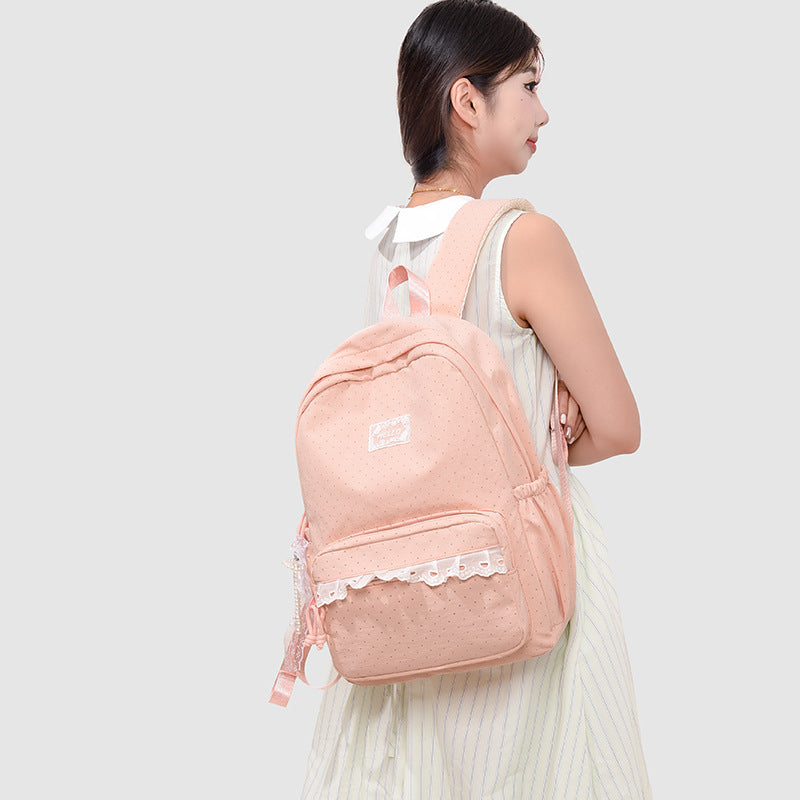 Stylischer Punkte Rucksack Brehn
