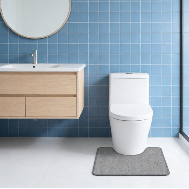 Weiche Saugnapf-Toilettenteppich Brehn