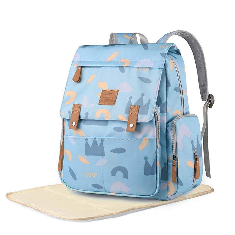 Vielseitiger Rucksack mit Blumenmuster Brehn