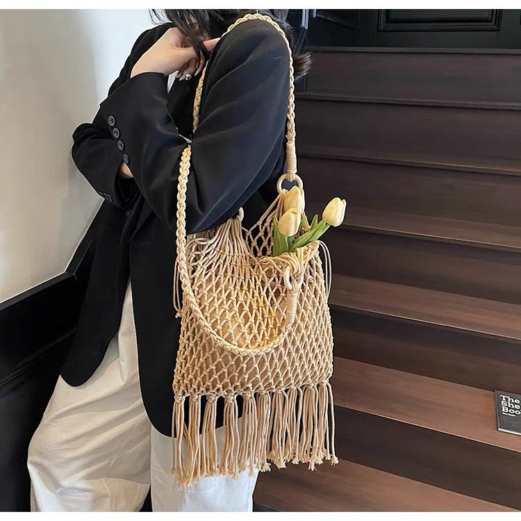 Handgeknüpfte Makramee Tasche Brehn