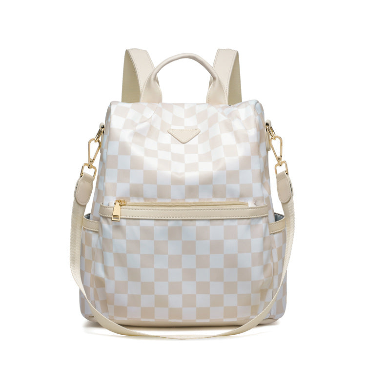 Stylische kariert Rucksack Brehn