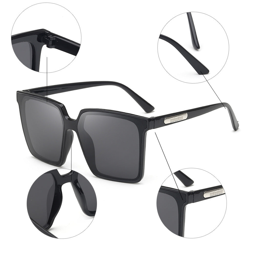 Damen Trendige quadratische Sonnenbrille Brehn
