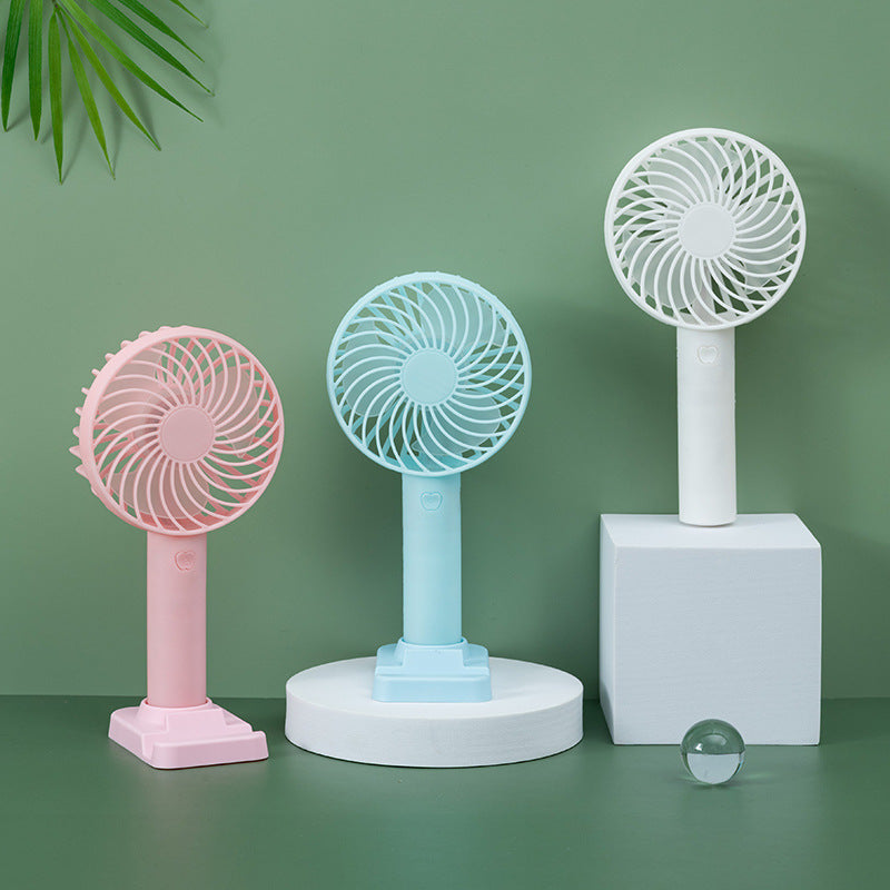 Unisex nan tragbarer Akku-Ventilator mit USB-Ladeanschluss und klappbarem Standfuß Brehn