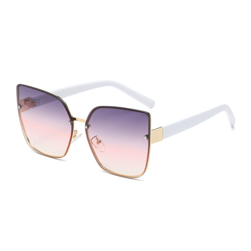 Damen Oversized Sonnenbrille mit Gradientenschutz Brehn