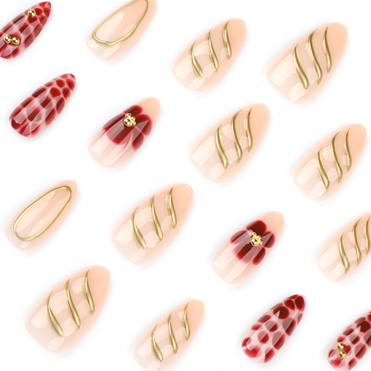 Kunstvolle Nagelkunst mit eleganten Verzierungen Brehn