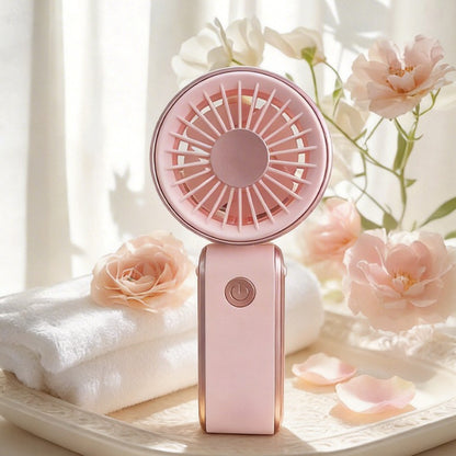 Damen tragbarer Mini-Handventilator mit intelligentem Luftstrom Brehn