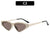 Retro-inspirierte dreieckige Sonnenbrille