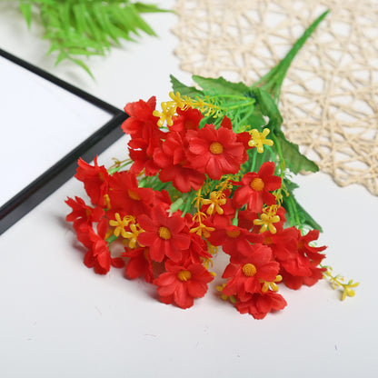 Lebensechter Stoff Blumenstrauß