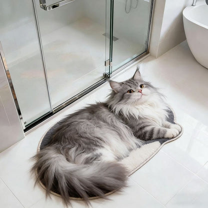 Katzenförmige Badmatte Brehn