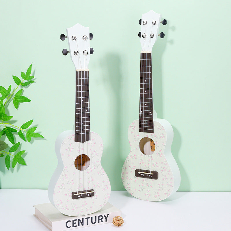 Blumenmuster Ukulele Brehn