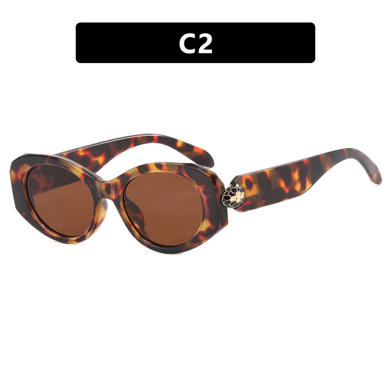 Damen extravagante Sonnenbrille im einzigartigen Schildkrötenmuster Brehn