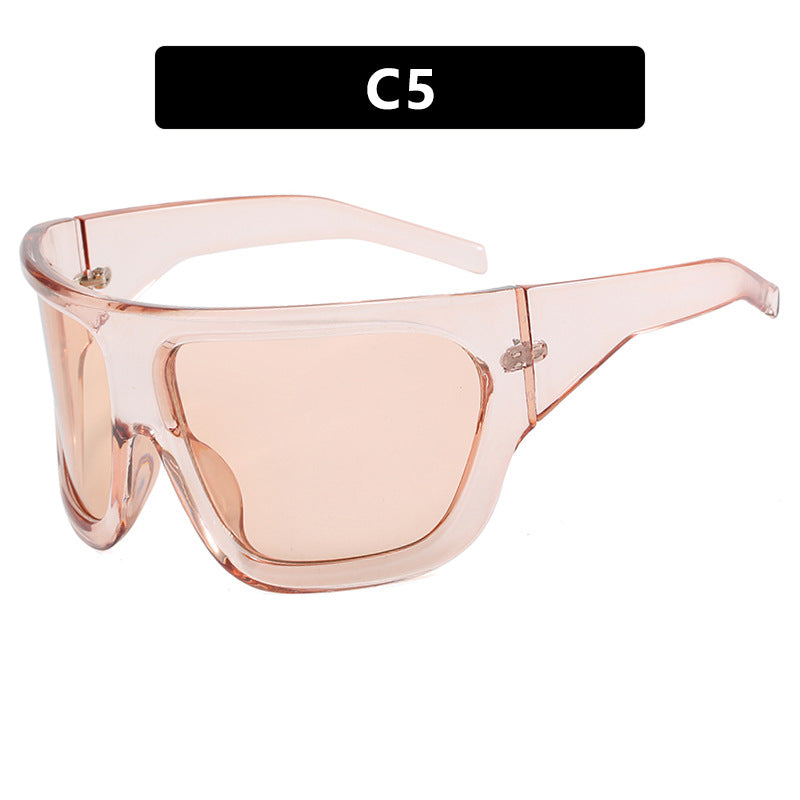 Damen sportliche Oversized-Sonnenbrille Brehn