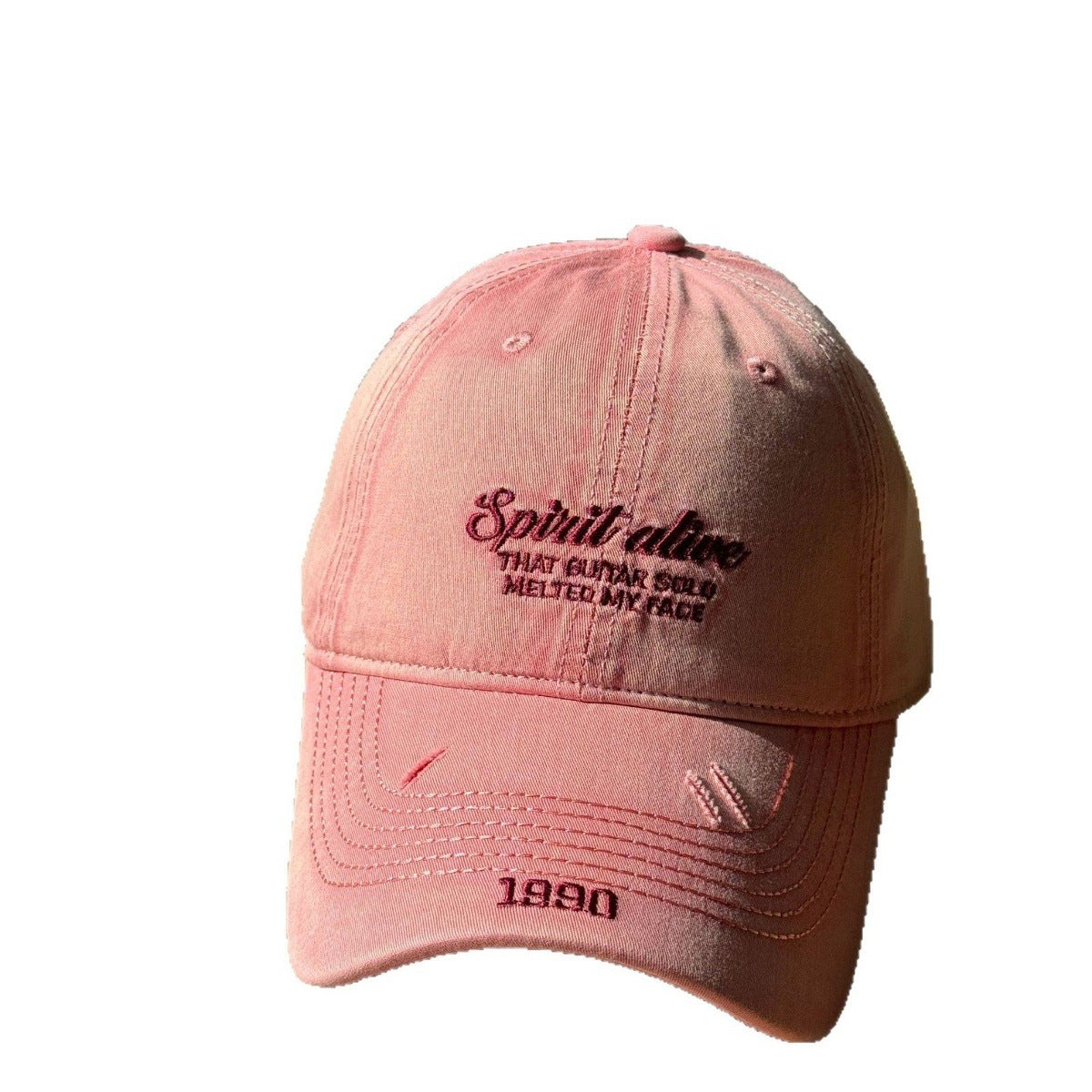 Herren Freizeit Distressed Cap Brehn