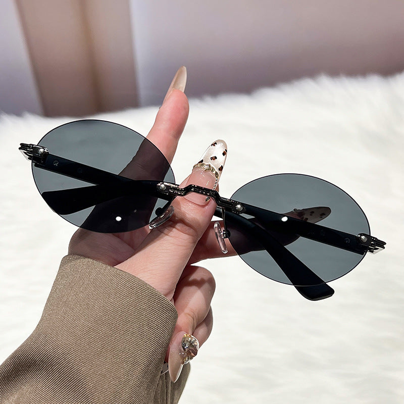 Damen modische und elegante Sonnenbrille mit ovalem Design Brehn