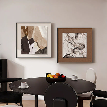 Abstrakte textile Wandkunst
