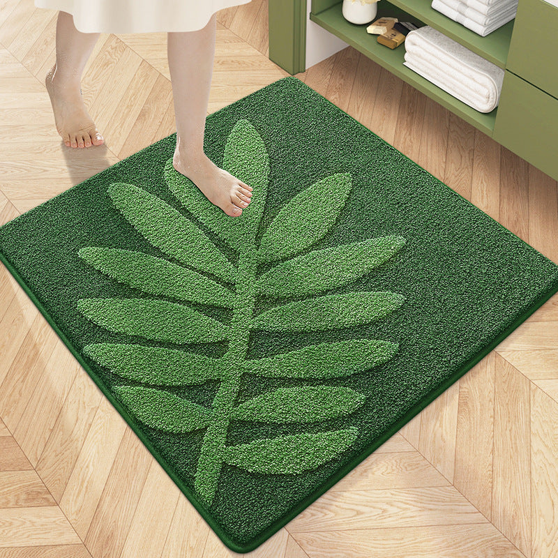 Blumenmuster Plush Badeteppich Brehn
