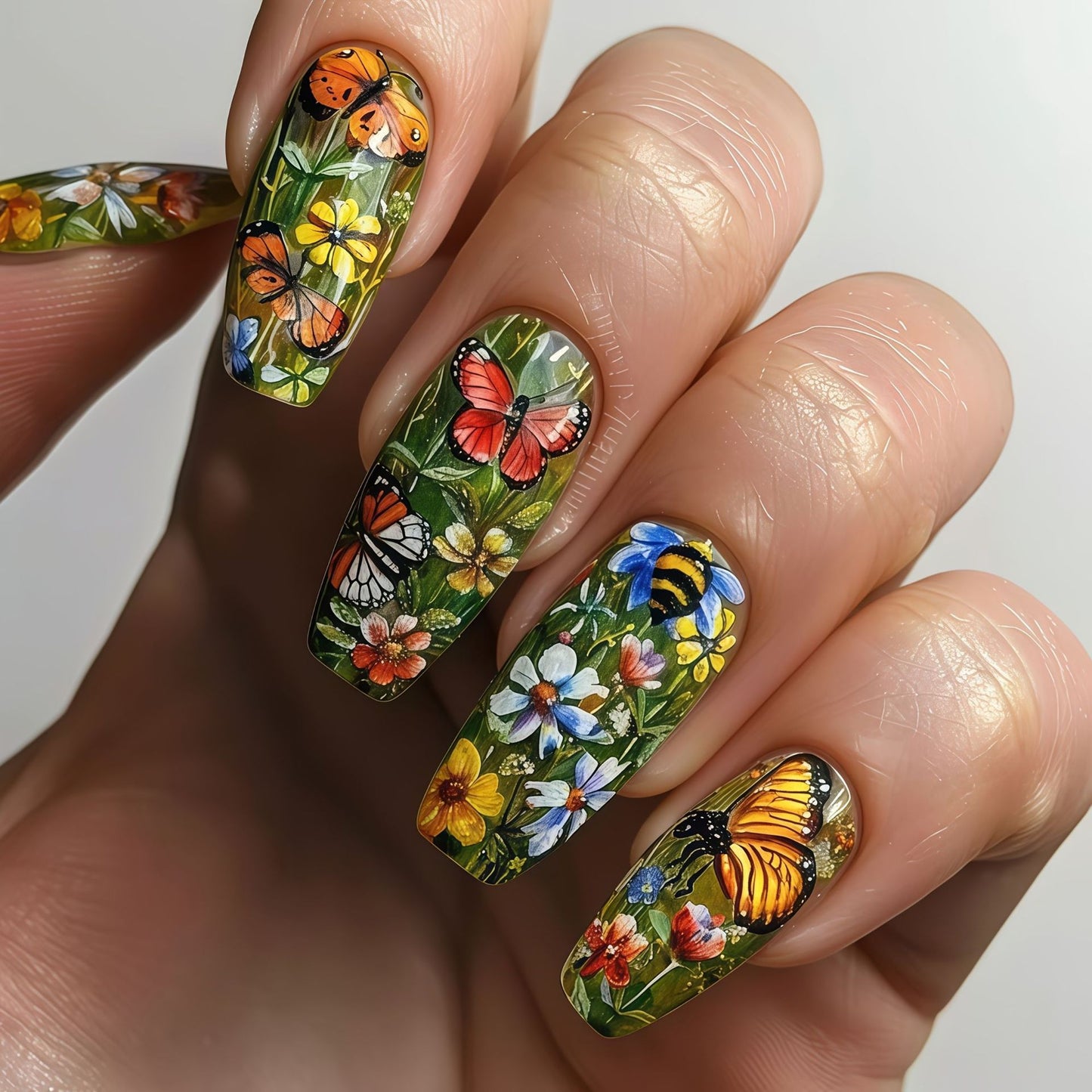 Elegante Kunstnagelverzierung Brehn